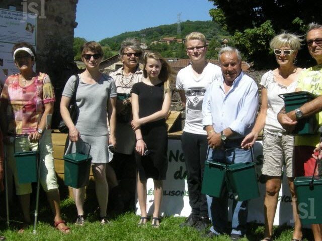 Inauguration du site de compostage de Jalogny