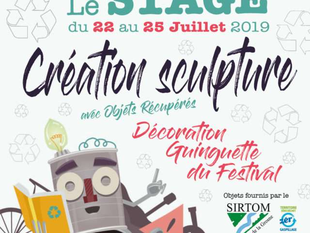 Stage gratuit : décoration récup’ du Festival de Lournand