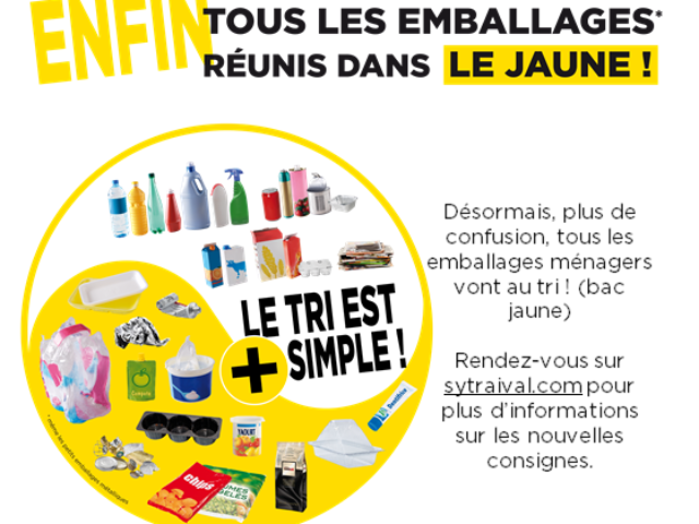 Le 01 février 2022 les consignes de tri deviennent enfin plus simple!