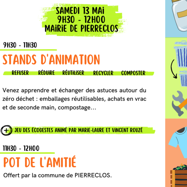 Animations et ateliers zéro déchet