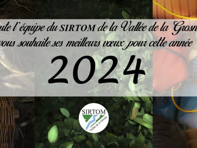 Le SIRTOM vous souhaite ses meilleurs vœux 2024