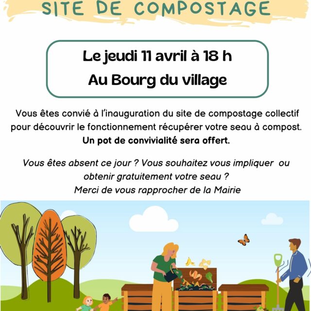 Invitation à l’inauguration du site de compostage collectif de Saint-Pierre-le-Vieux