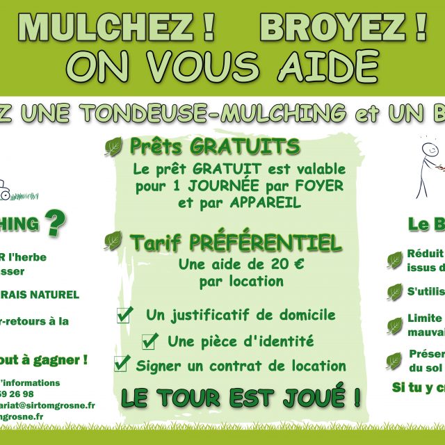 Mulcher, Broyer! on vous aide!