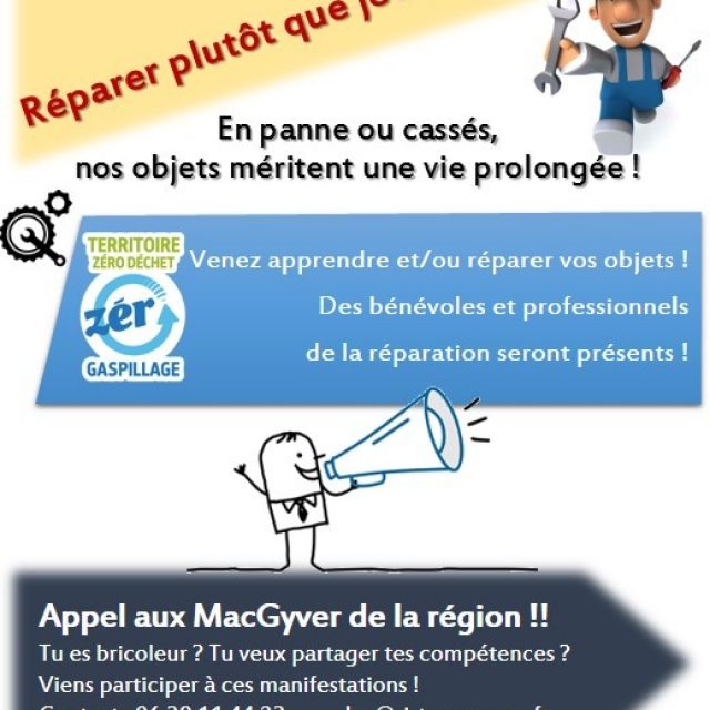 Recherche Macgyver pour atelier de la réparation