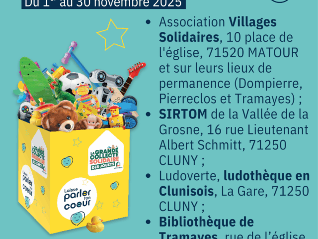 Collecte solidaire de jouets : « Laisse parler ton Coeur »