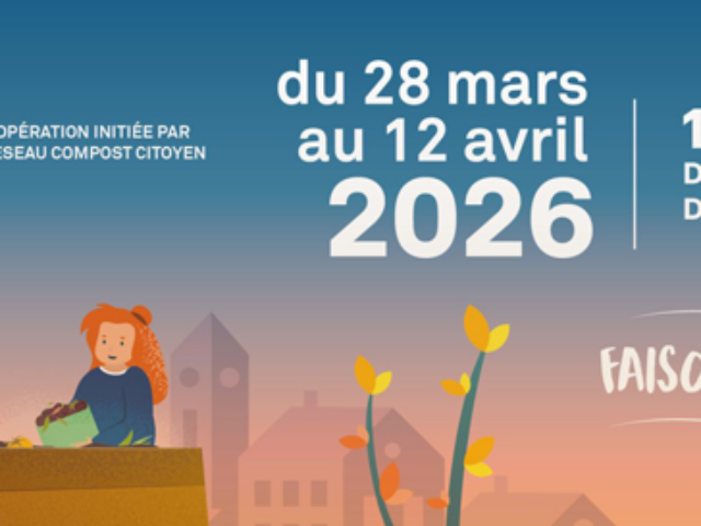 « Tous au compost » du 28 mars au 12 avril 2026